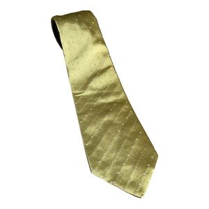 NWT Giorgio Armani Classico Light Green Print 100% Silk Tie